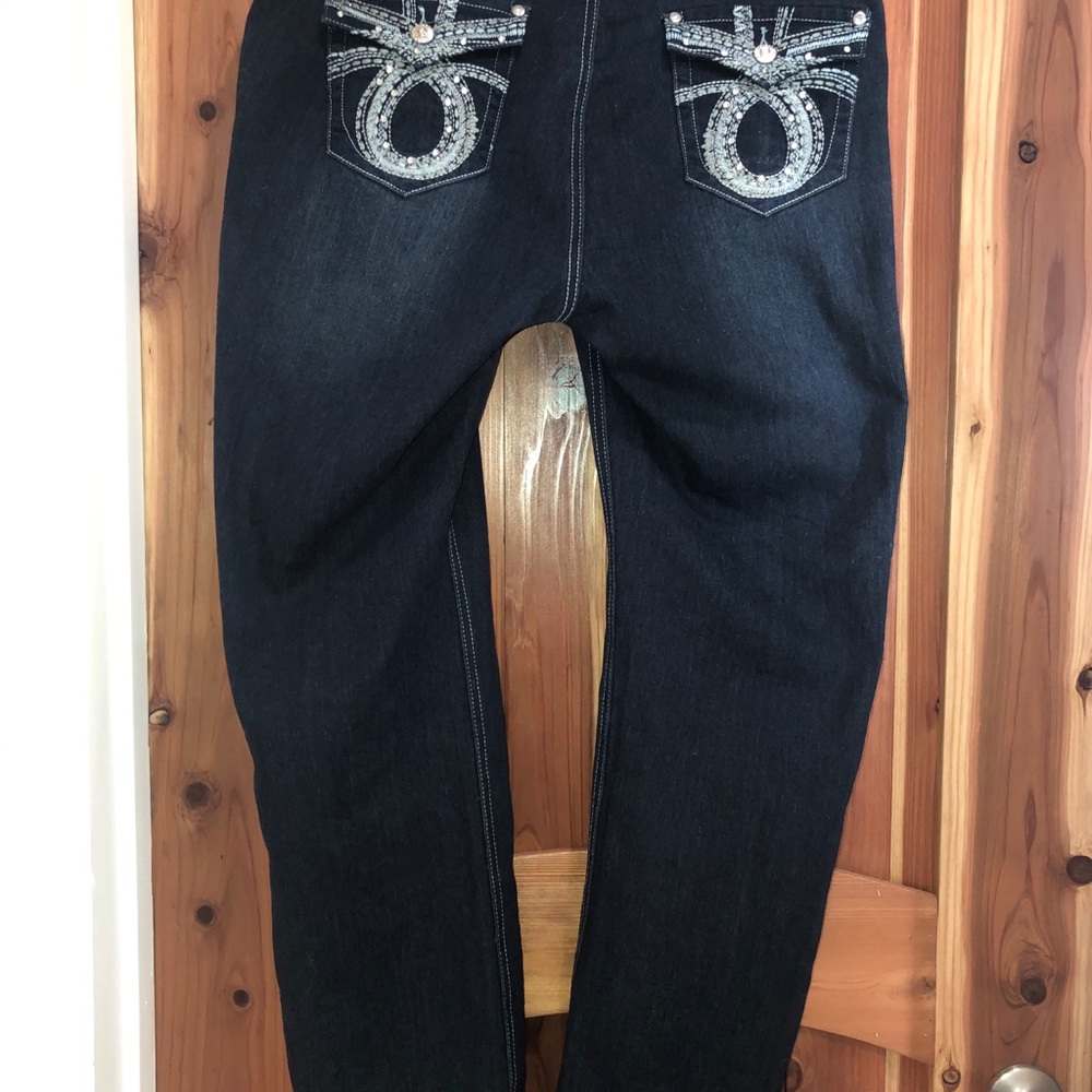 Jeans with bling